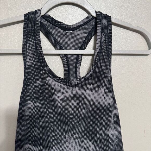 Athleta black gray racer back lightweight tank size medium - Picture 3 of 5